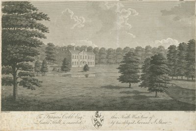 Lysways Hall: gravering, nd [1762-1802] (trykk) av Stebbing Shaw