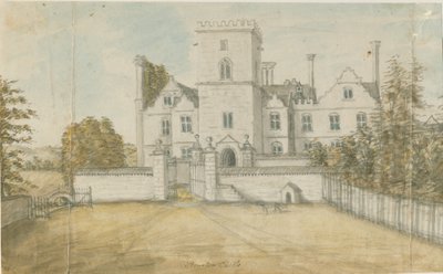 Stourton Castle: gravering, nd [1762-1798] av Stebbing Shaw