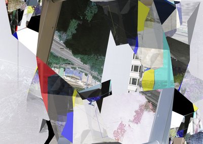 Et fragmentert bybilde av Stefan Fransson