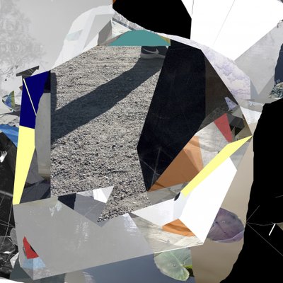 Urban abstrakt collage av Stefan Fransson