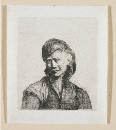 Byste av en kosakk av Stefan Juliusz Norblin de la Gourdaine
