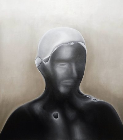 Abstrakt mørk figur av Stefano Mazzolini