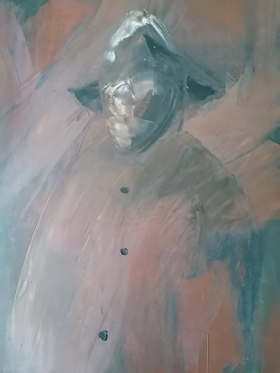 Mystisk hettekledd figur av Stefano Mazzolini