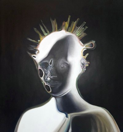 Surrealistisk abstrakt portrett av Stefano Mazzolini