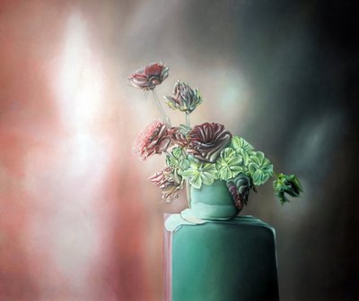 Surrealistisk blomsterstilleben av Stefano Mazzolini