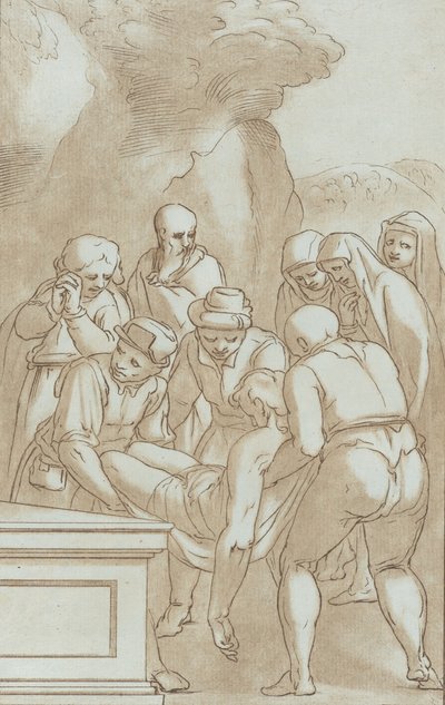 Gravleggingen, ca. 1780. av Stefano Mulinari