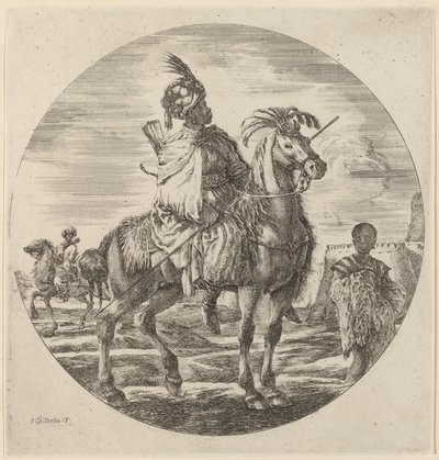 En svart rytter av Stefano della Bella