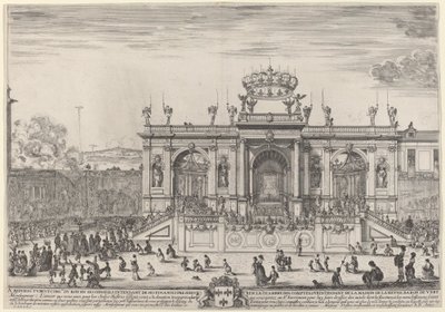 Alter for Corpus Christi-dagen, sannsynligvis 1648. av Stefano della Bella