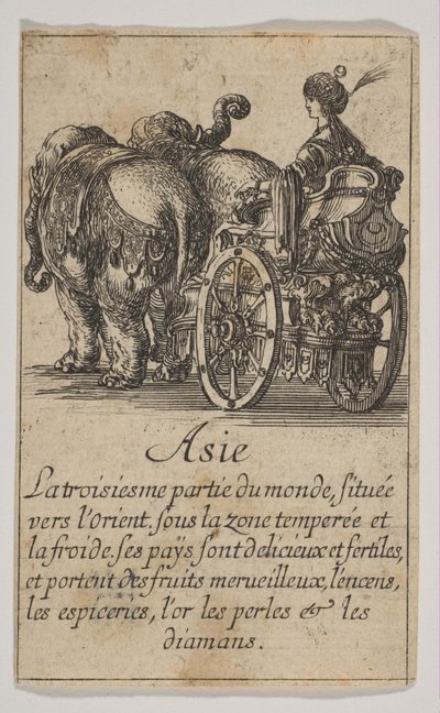 Asia, 1644. av Stefano della Bella