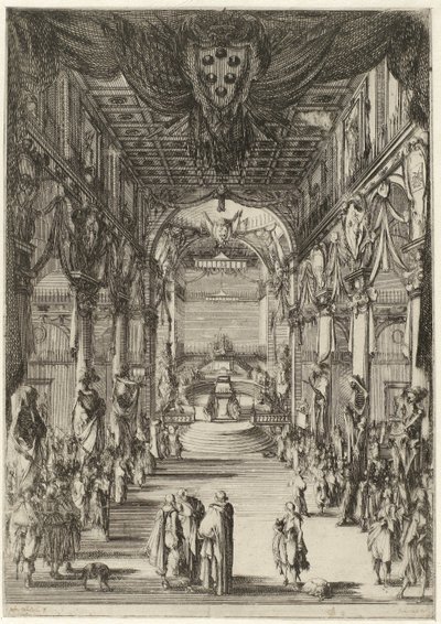 Begravelse til Francesco II de' Medici av Stefano della Bella
