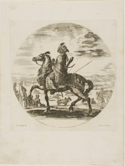 Svart rytter av Stefano della Bella