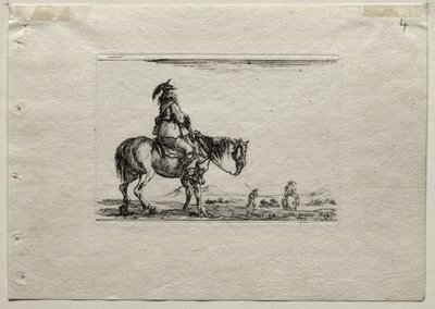Caprices: Montert Cavalier. av Stefano della Bella