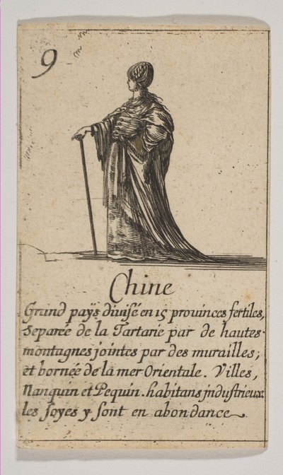 Kina, 1644. av Stefano della Bella