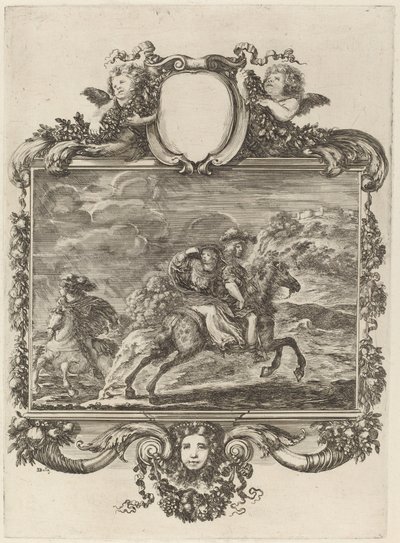 Clovis og Clotilda. av Stefano della Bella