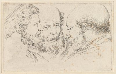 Tre filosofhoder av Stefano della Bella