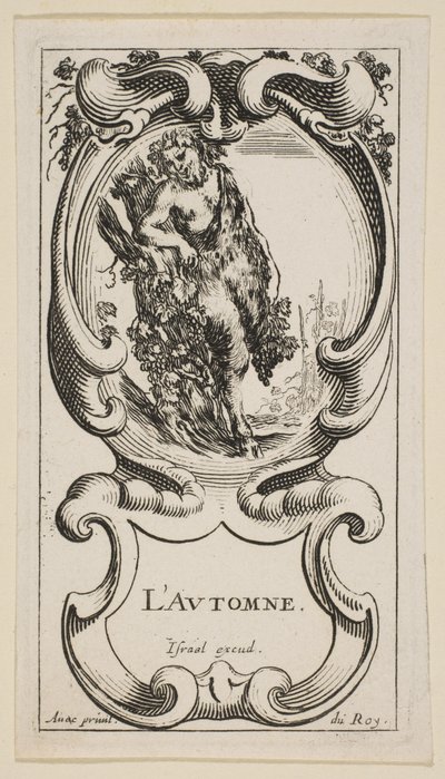Fall LAutomne, fra The Four Seasons, ca. 1641. av Stefano della Bella
