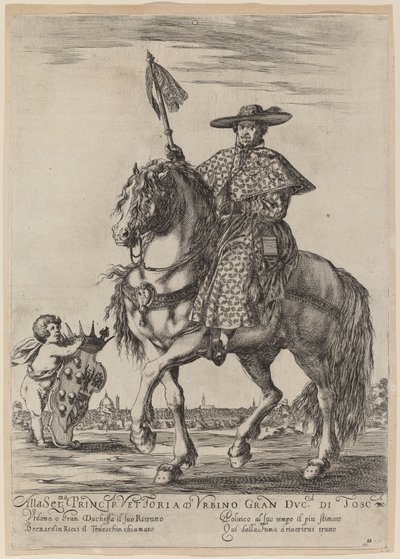 The Tedeschino, 1637. av Stefano della Bella