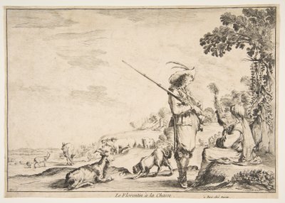Den florentinske jakten, ca. 1654. av Stefano della Bella