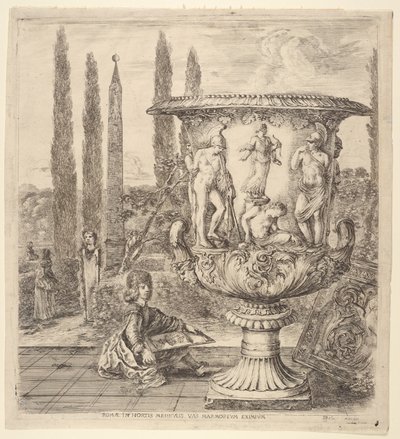 Le vase de Medicis av Stefano della Bella
