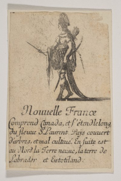 Nye Frankrike, 1644. av Stefano della Bella