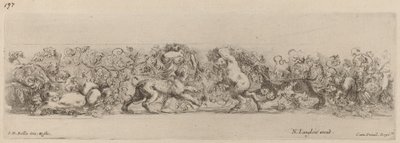 Ornamental Frise with Grape Vine, sannsynligvis 1648. av Stefano della Bella