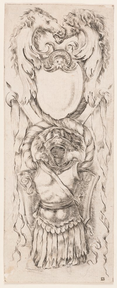 Ornamenter eller grotesker (grotesk ornament) av Stefano della Bella
