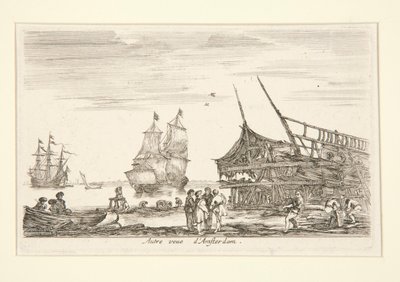 Annen utsikt over Amsterdam ( av Stefano della Bella
