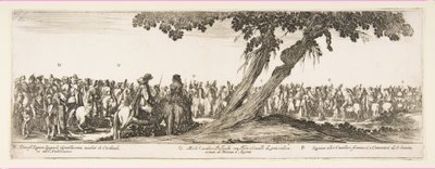 En del av inngangen til den polske legasjonen N. O. P., 1633. av Stefano della Bella