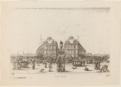 Place Dauphine, 1642. av Stefano della Bella
