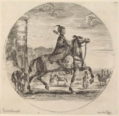 polsk kavaler. av Stefano della Bella