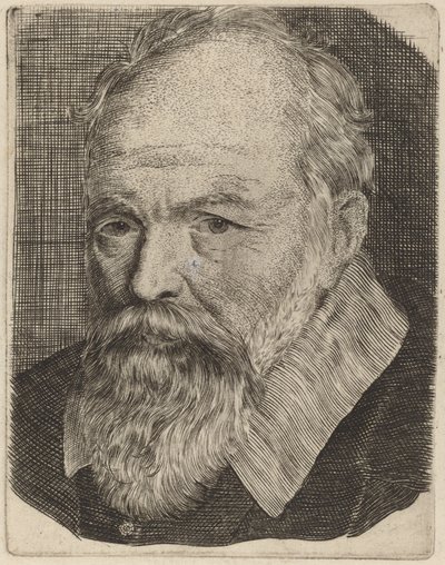 Portrett av en mann. av Stefano della Bella