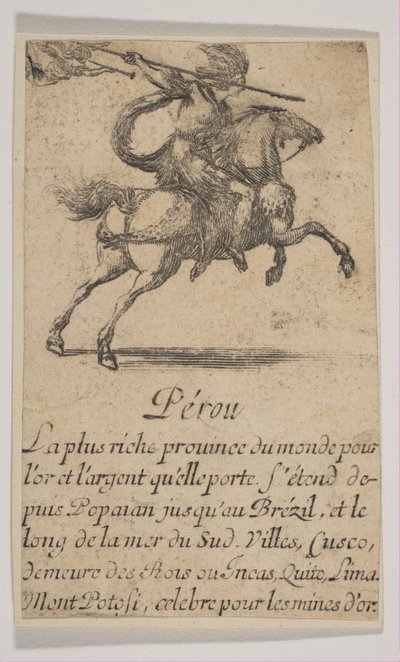Peru, 1644. av Stefano della Bella