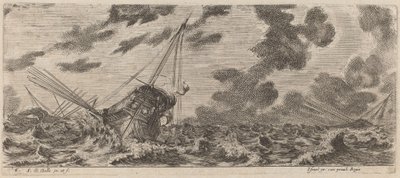 Skip i Tempest, 1644. av Stefano della Bella
