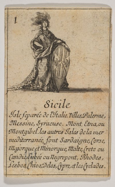 Sicilia, 1644. av Stefano della Bella