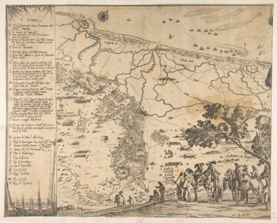 Beleiring av Saint-Omer, 1638. av Stefano della Bella