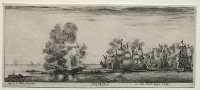 De fire elementene: Ignis. av Stefano della Bella
