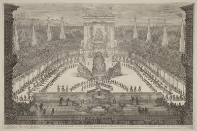 Prinsen av Toscana, hans ryttertropper og vogner rundt Atlasfjellene av Stefano della Bella