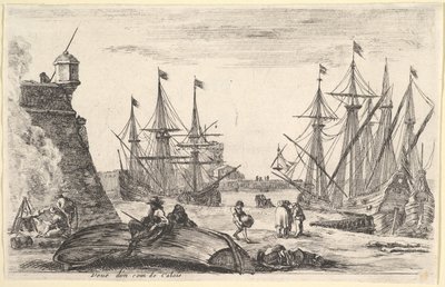 Utsikt over en del av Calais Veue d
