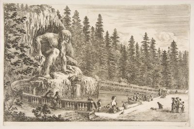 Villa of Pratolino: Appenino, ca. 1653. av Stefano della Bella