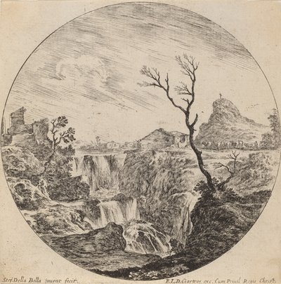Foss med tre lag, 1646. av Stefano della Bella