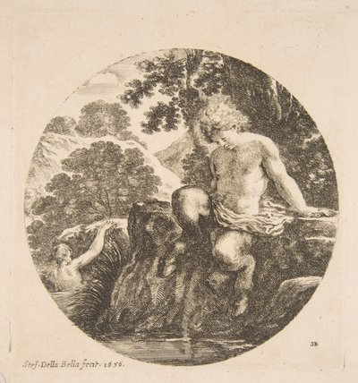 Young Satyr About to Bade in a River, fra 