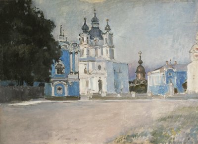 Smolny-klosteret i St. Petersburg, tidlig på 1900-tallet. av Stepan Petrovich Yaremich