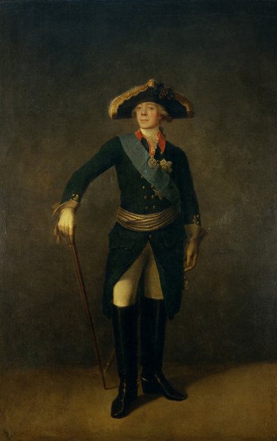 Portrett av keiser Paul I av Russland 1754-1801, 1797 av Stepan Semenovich Shchukin