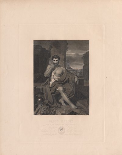 Caius Marius på ruinene av Kartago. av Stephen Alonso Schoff