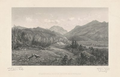 Franconia Notch, White Mountains av Stephen Alonzo Schoff, after George L. Brown