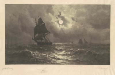 Går vestover av Stephen Alonzo Schoff, after M. F. H. de Haas
