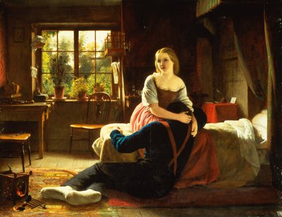 Trøst (olje på lerret) av Stephen Francis Cary