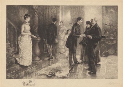 Besøket i byen av Stephen James Ferris after William Thomas Smedley
