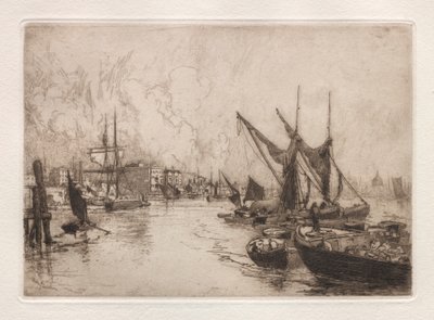 On the Thames Canterbury, Eng., august 1884., 1884. av Stephen Parrish