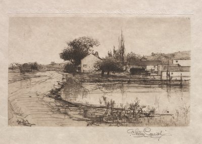 Skisse nær Pittsfield, Mass., 1887-1888. av Stephen Parrish